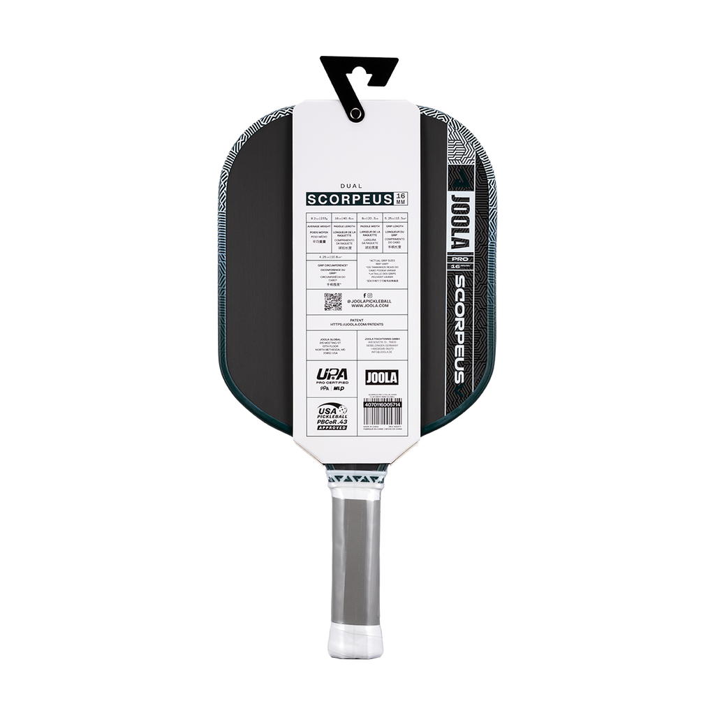 JOOLA Collin Johns Scorpeus Pro V 16mm Pickleball Paddle