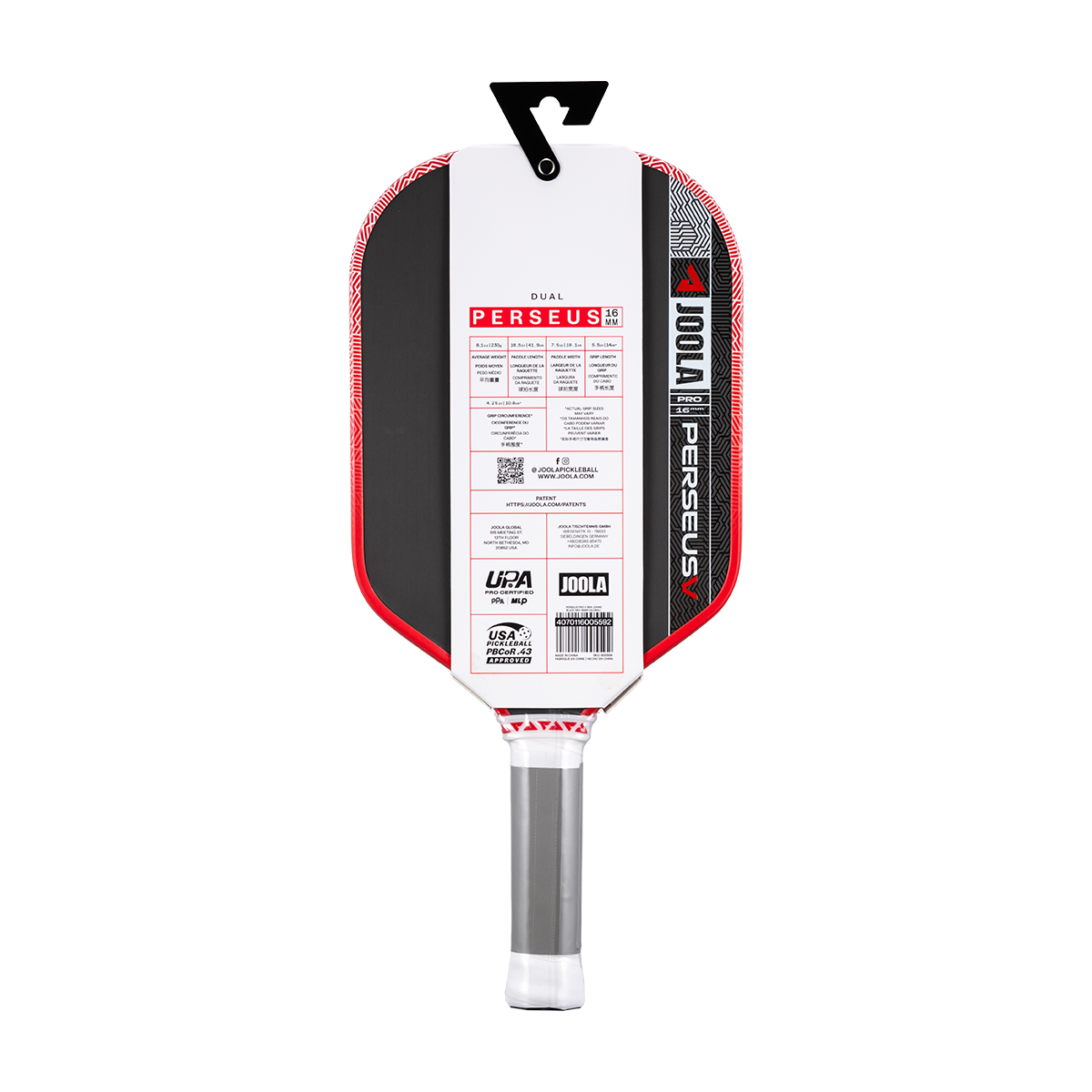 JOOLA Ben Johns Perseus Pro V 16mm Pickleball Paddle